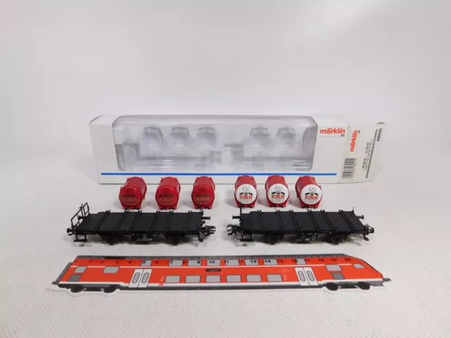 DQ125-0, 5 #Märklin H0 AC 48941 Set Container Eku DB Nem Kk Kkk Mint+Box