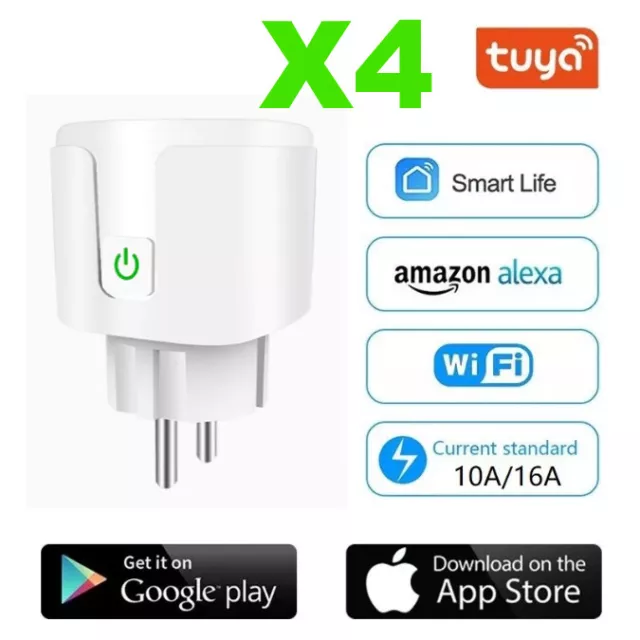 Prise connectée interrupteur Switch Wifi Smart intelligente Vocal Alexa Google