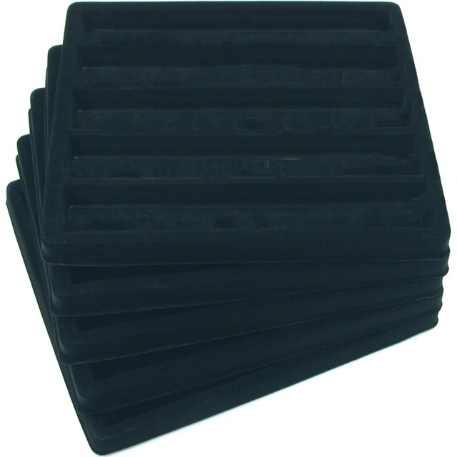 5 Black Bracelet 5 Slot Insert Showcase Tray Display