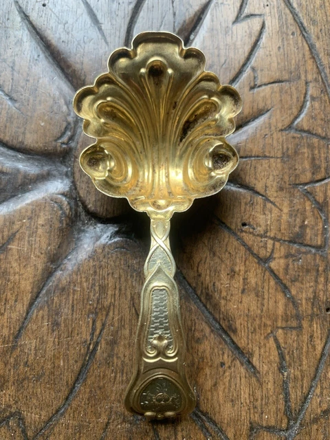 Assez Joli Vieux 835er Argent Cuillère - Cuillère à Crème Hildesheimer Rose