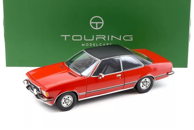 NEO Opel Commodore B 1973 1/43 – Noir/Rouge – Résine De Collection, Boîte D'origine