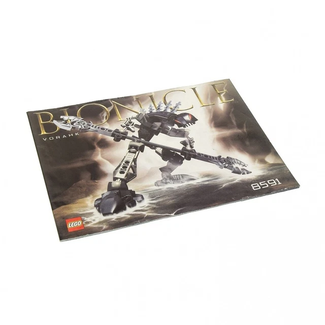 1x LEGO Bionicle Instruction de Montage A5 Pour Set Vorahk 8591