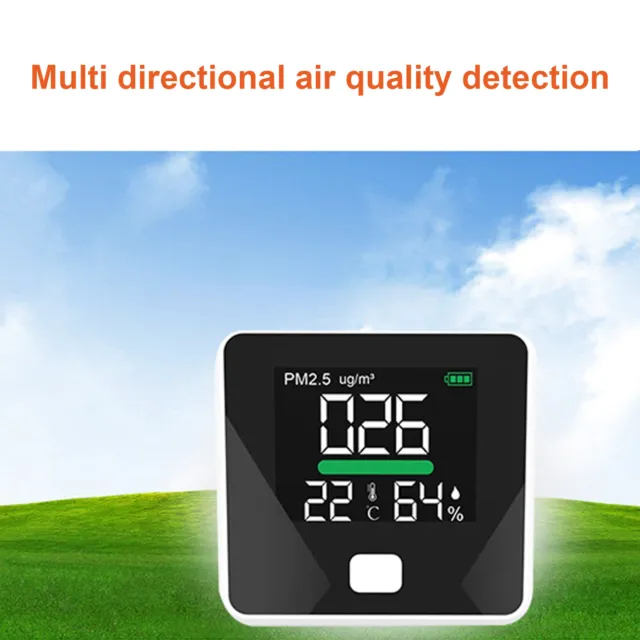 WIFI Qualità 'aria Monitor LCD PM2.5 Temperatura Umidità Misuratore Tester T