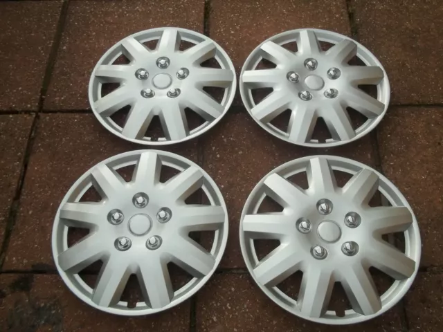 15" INCH WHEEL TRIMS Set of 4(PEUGEOT EXPERT VAN) SILVER