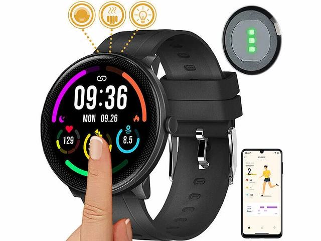 Montre fitness connectée SW-460 avec commandes vocales - Newgen Medicals