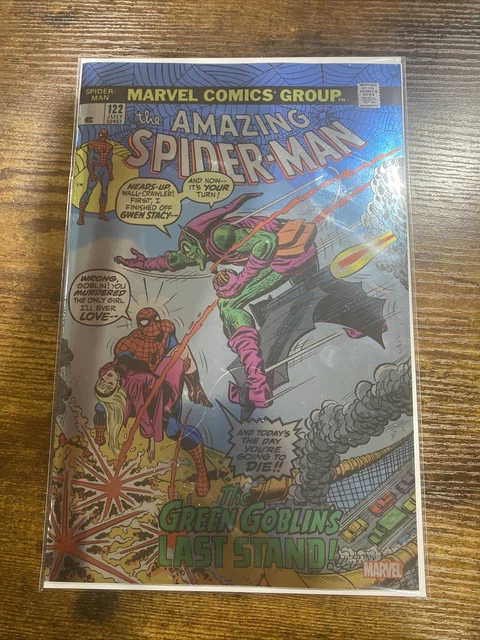 The Amazing Spider-Man #122 * Nm+ * Facsimile Edition 2023 Foil Edition 🔥🔥🔥