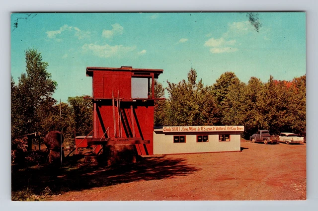 Crystal Falls MI-Michigan, Crystal Falls Iron Mine, Antique, Vintage Postcard
