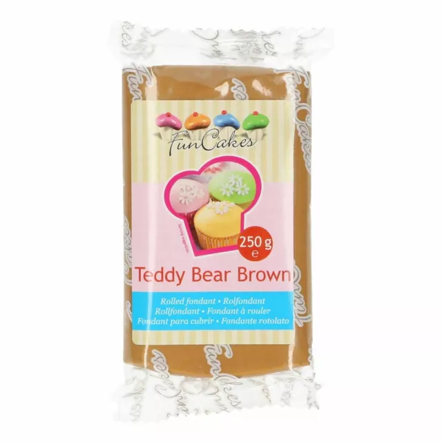 FunCakes Rolfondant -orsetto Bear Marrone- 250g