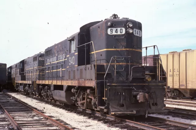 ORIGINAL '75 RAILROAD SLIDE SEABOARD COAST LINE 940 Hamlet NORTH CAROLINA  Air