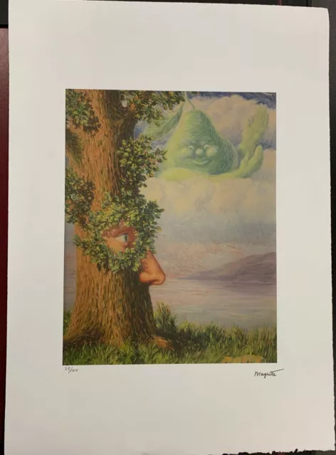 RENÉ MAGRITTE * Alice in Wonderland * 50 x 70 cm * signed lithograph * limited