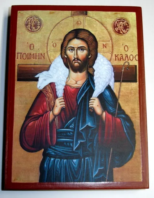 Jesus Christ good shepherd Icon Icon good shepherd Icon Icons orthodox Icon