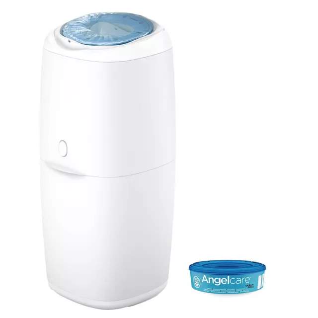 Angelcare Nappy Disposal System/Bin Odour Seal Starter & 1 Cassettes Refills Kit