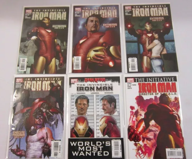 Invincible Iron Man Comic lot 4th series from:#2-32 17 diff 6.0 FN (2005-08)