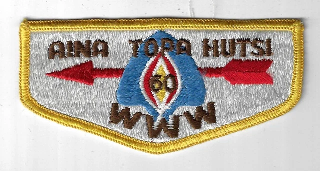 OA 60 Aina Topa Hutsi S1b WWW Flap YEL Bdr. Alamo Area TX