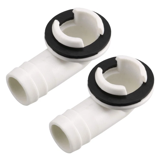 Connecteur Coudé Vidange Climatiseur - Adaptateur Angle Droit Pour Tuyau Condensat - Compatible Splits Et Fenêtres