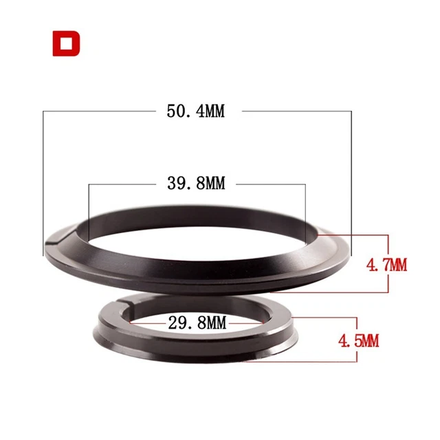 Adaptateur Réducteur Pour Fourche Conique Vélo – Anneau De Base Casque, En Alliage D’aluminium