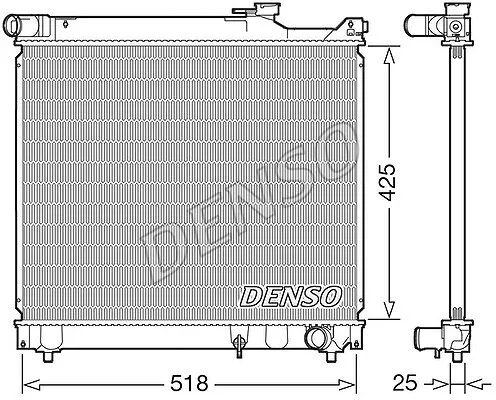 DENSO Kühler, Motorkühlung  für SUZUKI