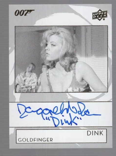 Margaret Nolan As Dink 2019 Upper Deck James Bond Inscriptions Auto *Goldfinger*