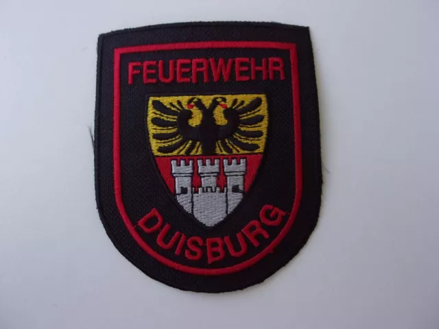 Ärmelabzeichen Feuerwehr BF Duisburg rot neue Art