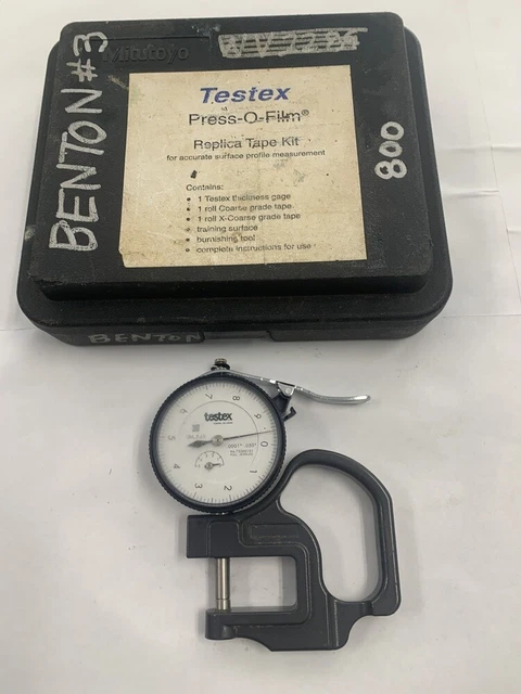 MITUTOYO - TESTEX 7326STX1 Thickness Gage in Box - PPSKN (319876) $119.