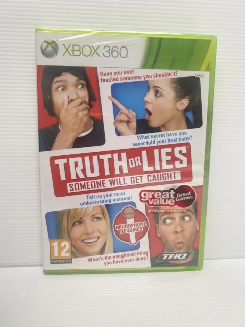 Truth or Lies Xbox 360 PAL Microsoft Brand NEW Sealed Free Tracked Postage