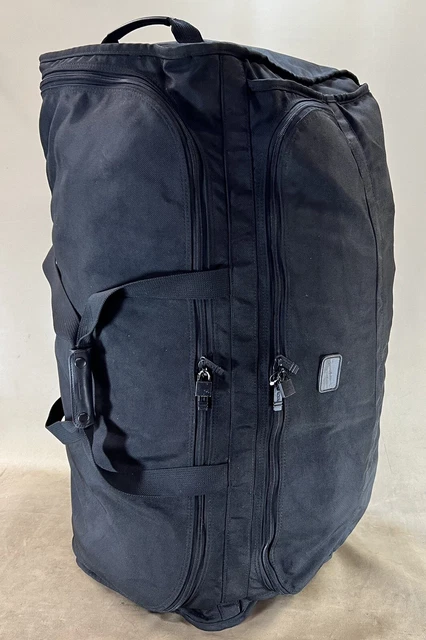 Preowned TUMI Made in USA Black Ballistic Nylon 33” Extra Large Rolling Duffle