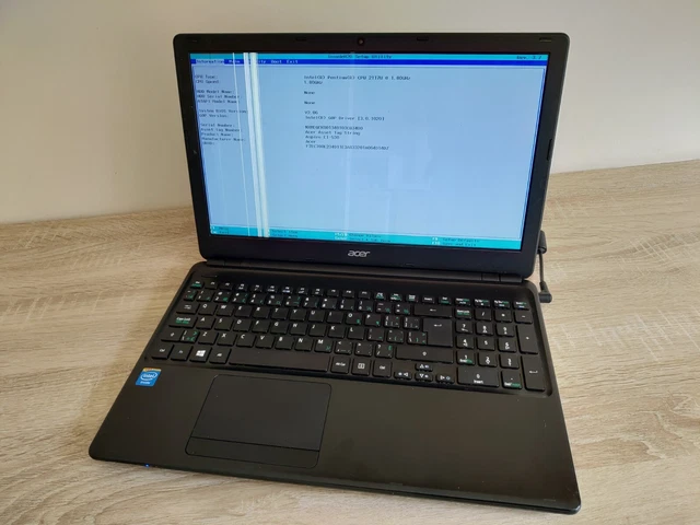 ACER ASPIRE E1-530 / Intel Pentium 2117U / Model: Z5WE1 / 2GB RAM.