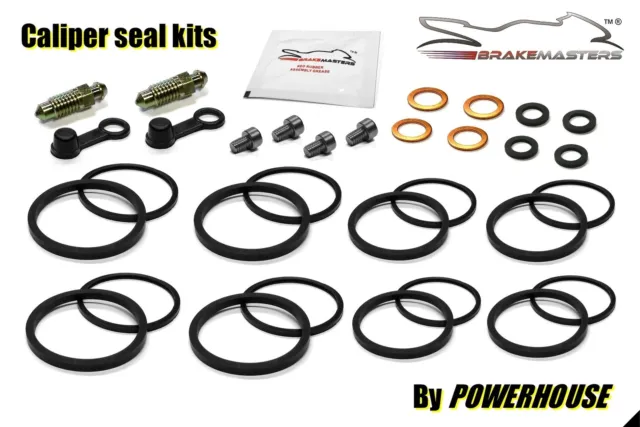 Suzuki GSXR600 K1 2001 front brake caliper seal rebuild repair kit set