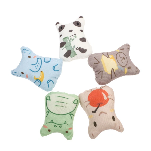 5 piezas juguete de peluche gato juguete de peluche gato juguete