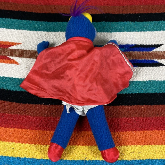 Vintage 1981 The Great Gonzo 14” Dress-Up Plush Doll FP Muppets No Box 5