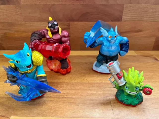 Lot de 4 Figurines Skylanders - 2014 - Activision - Model N° dans le descriptif