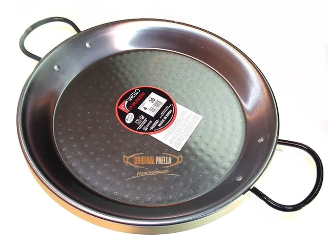 Vaello Campos La Valenciana Poêle à Paella En Acier Poli 65 Cm - Authentique Et Robuste