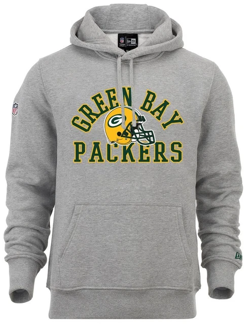 Felpa con cappuccio New Era NFL Green Bay Packers College - grigio chiaro erica