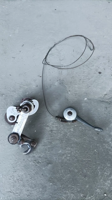 Dérailleur Simplex Champion Du Monde – Manette + Câble Et Gaine – Vélo Vintage 1950 – Occasion