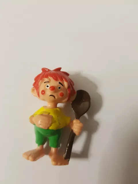 Ü-EI Original Pumuckl mit Kochlöffel / Löffel Figur 1984 Gebraucht