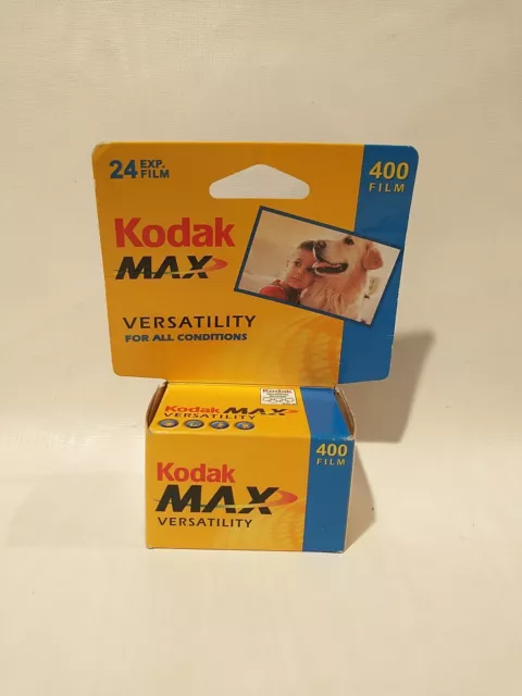 Película Kodak Max Versatility 400 24 exposiciones 35 mm color caducado 2004 nueva