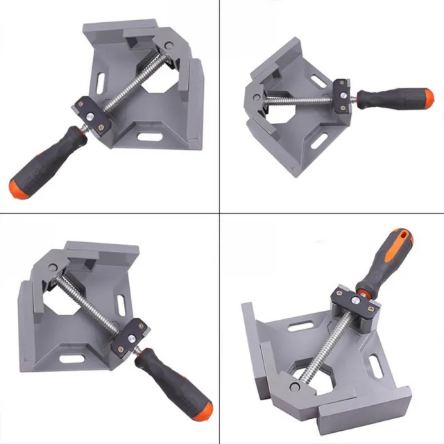 90° Right Angle Clip Clamp Tool Woodworking Photo Frame Vise Welding Clamps