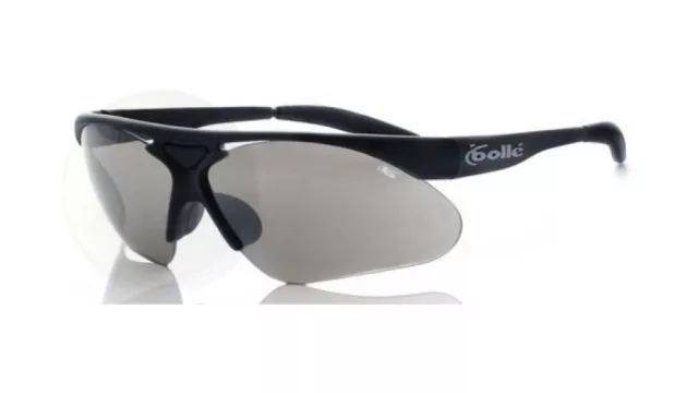 Bolle Parole Sunglasses with Interchangeable Lenses Matte Black Frame, DEFECTIVE