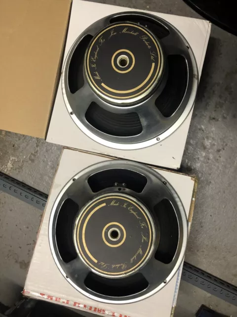 McKenzie 12" 8 Ohm Lautsprecher Paar aus Marshall Combo 1980er Jahre Vintage funktionierend sehr guter Zustand