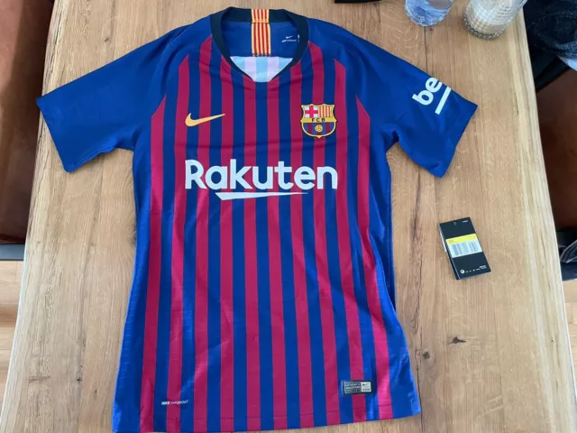 Nike Fc Barcelona Trikot Match Authentic Player Issue Maillot Maglia Vaporknit