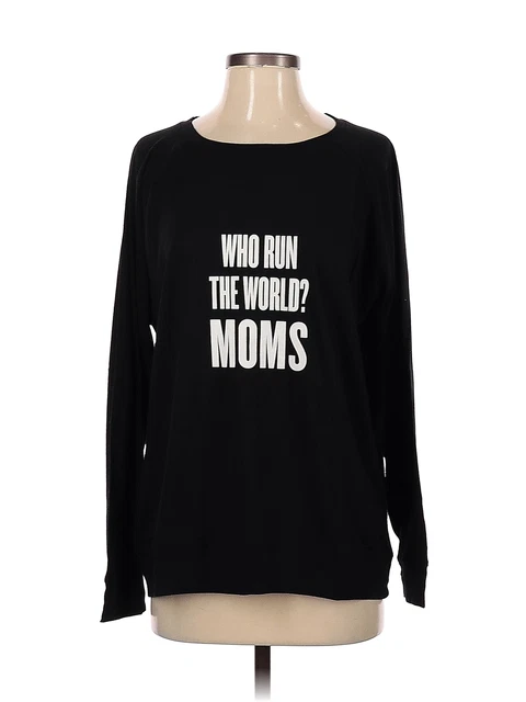 EMI JAY Women Black Long Sleeve T-Shirt S