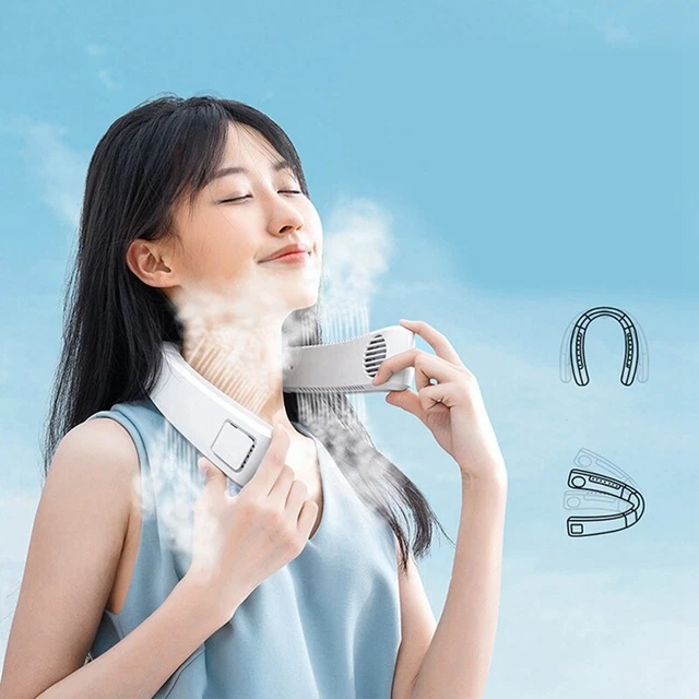 Ventilateur De Cou Sans Lame Ventilateur Personnel Autour Du Cou, Ventilateur De