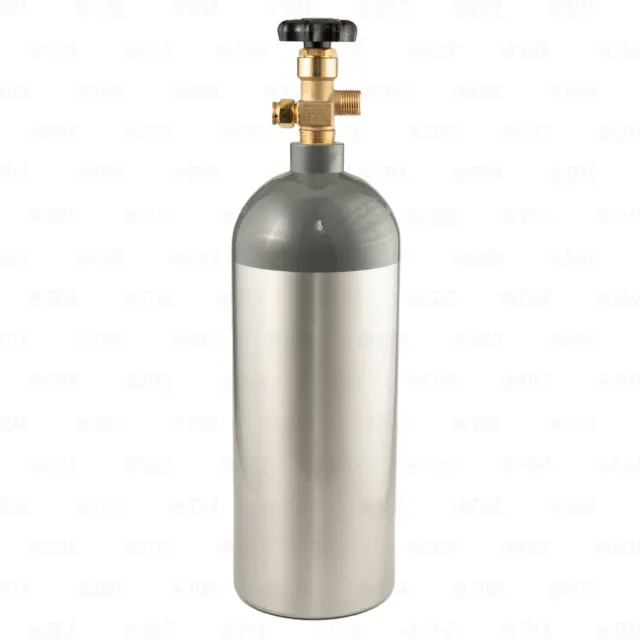 5LB CO2 Tank Aluminum Gas Cylinder For Kegerator Keezer USA DOT CGA320 Valve