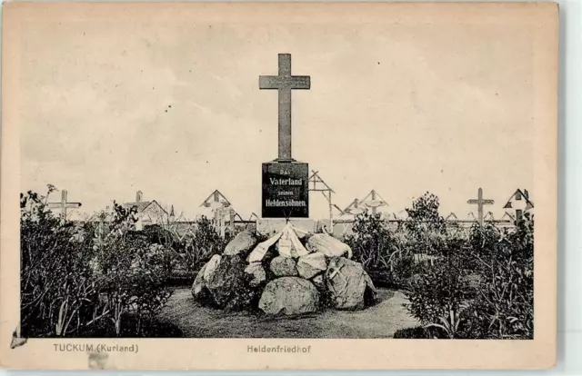 51892003 - Tuckum Kriegerdenkmal Heldenfriedhof Feldpost WK I 1916