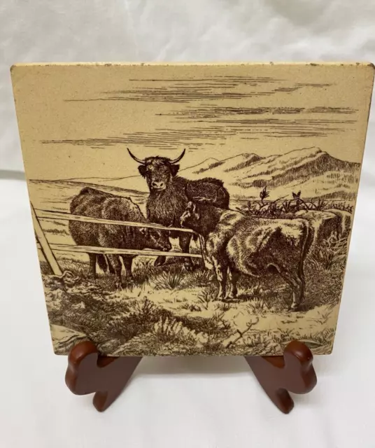 Vintage Minton Stoke on Trent Tile Trivet