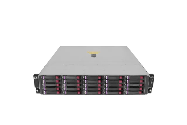 Closure HP Storageworks D2700 + pacchetto 25 600 GB HDD SAS 6G 10K 15 TB - AW524A