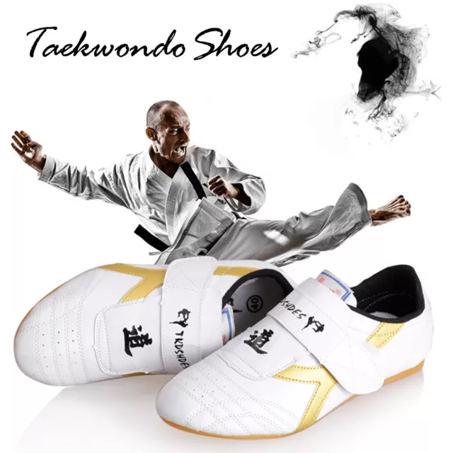 White Taekwondo Shoes Kung Fu Shoes Taichi Karate Martial Arts Wrestling Sneaker