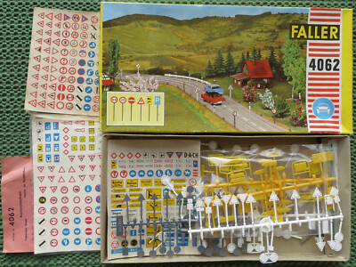 60er Ans Jouet BNL1387 AMS Faller Ams 4062 Signalisation en Emballage D'Origine 