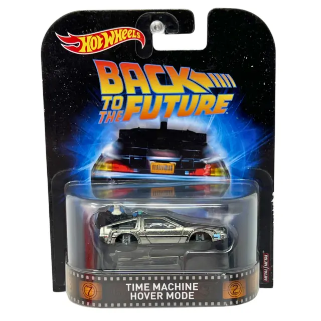 Hot Wheels Retro Entertainment Back to the Future Time Machine 1:64 Diecast