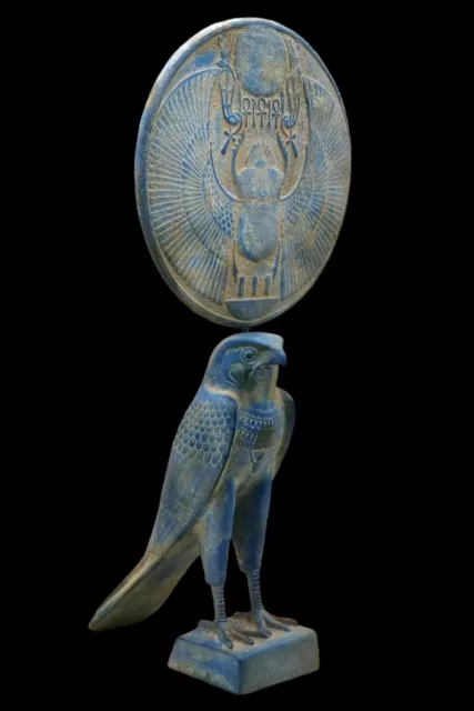 UNIQUE HANDMADE ANCIENT EGYPTIAN Statue Horus Falcon God of the Sky as a Bird